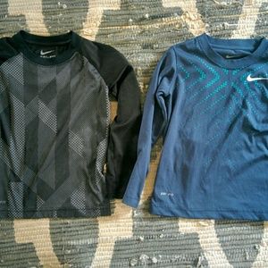 Pair of Boys Nike Dri-Fit long sleeve